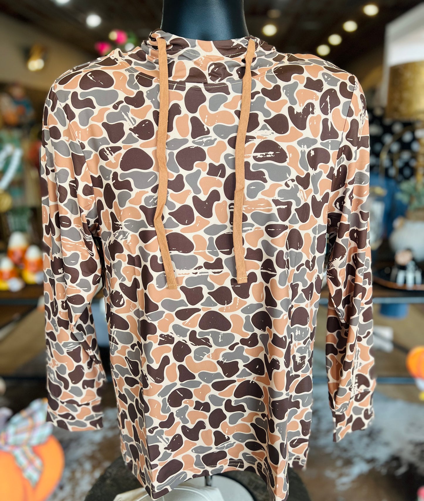 Youth Woodlands Camo Performance Hoodie