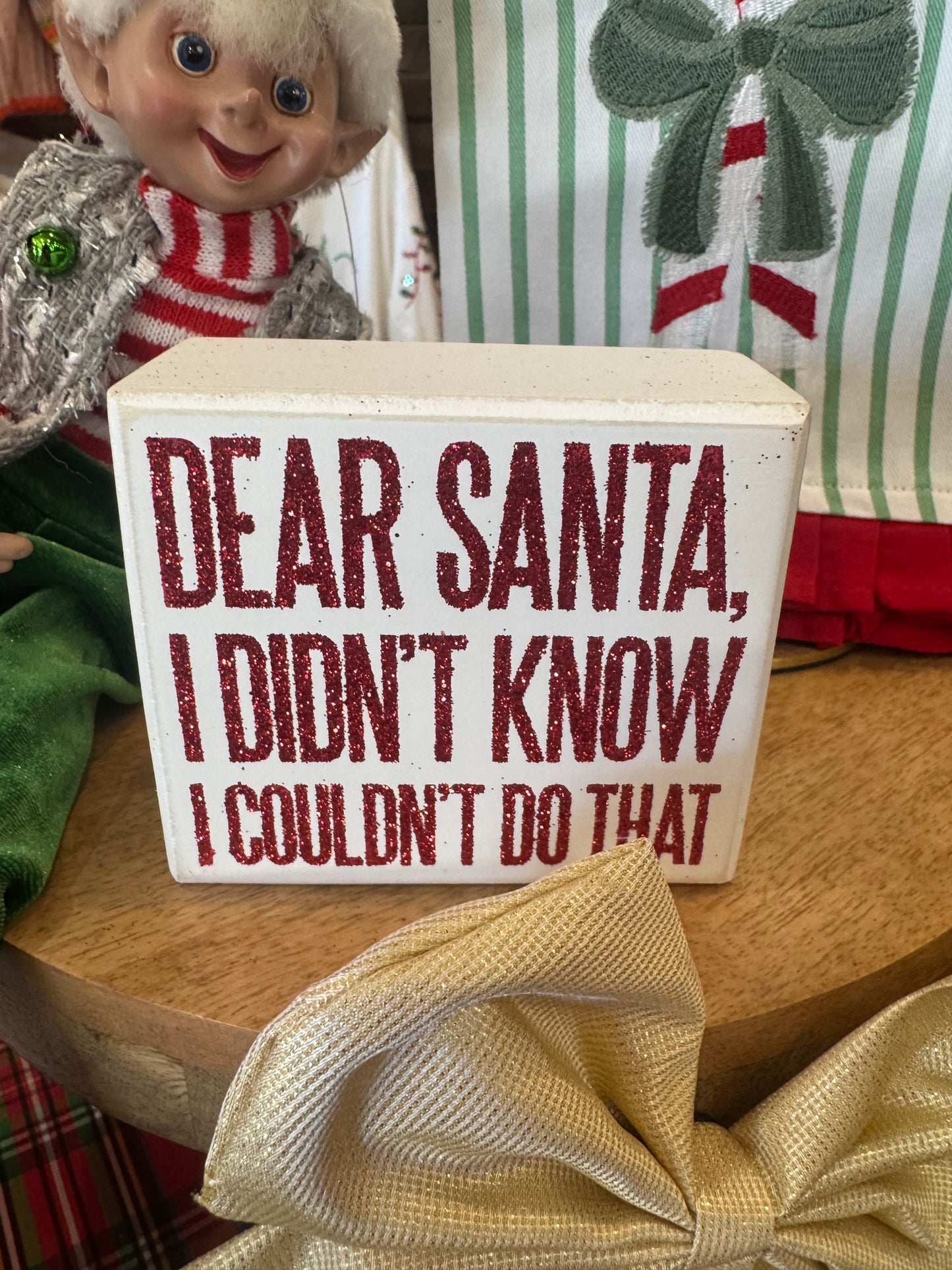 Dear Santa block