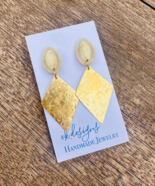 Diamond Drop Earrings