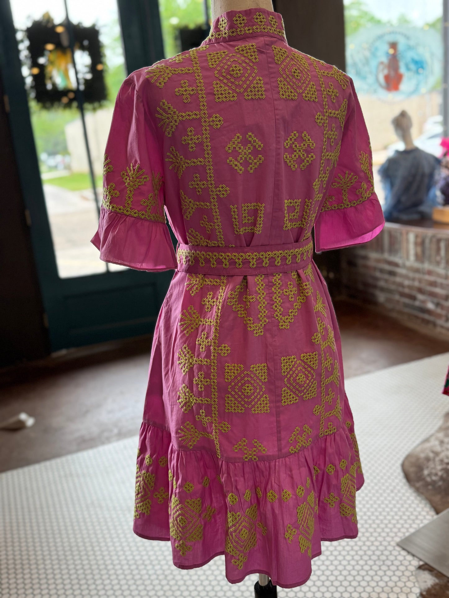 Cross Stitched Dress