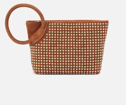 MAGGIE STUDDED CLUTCH