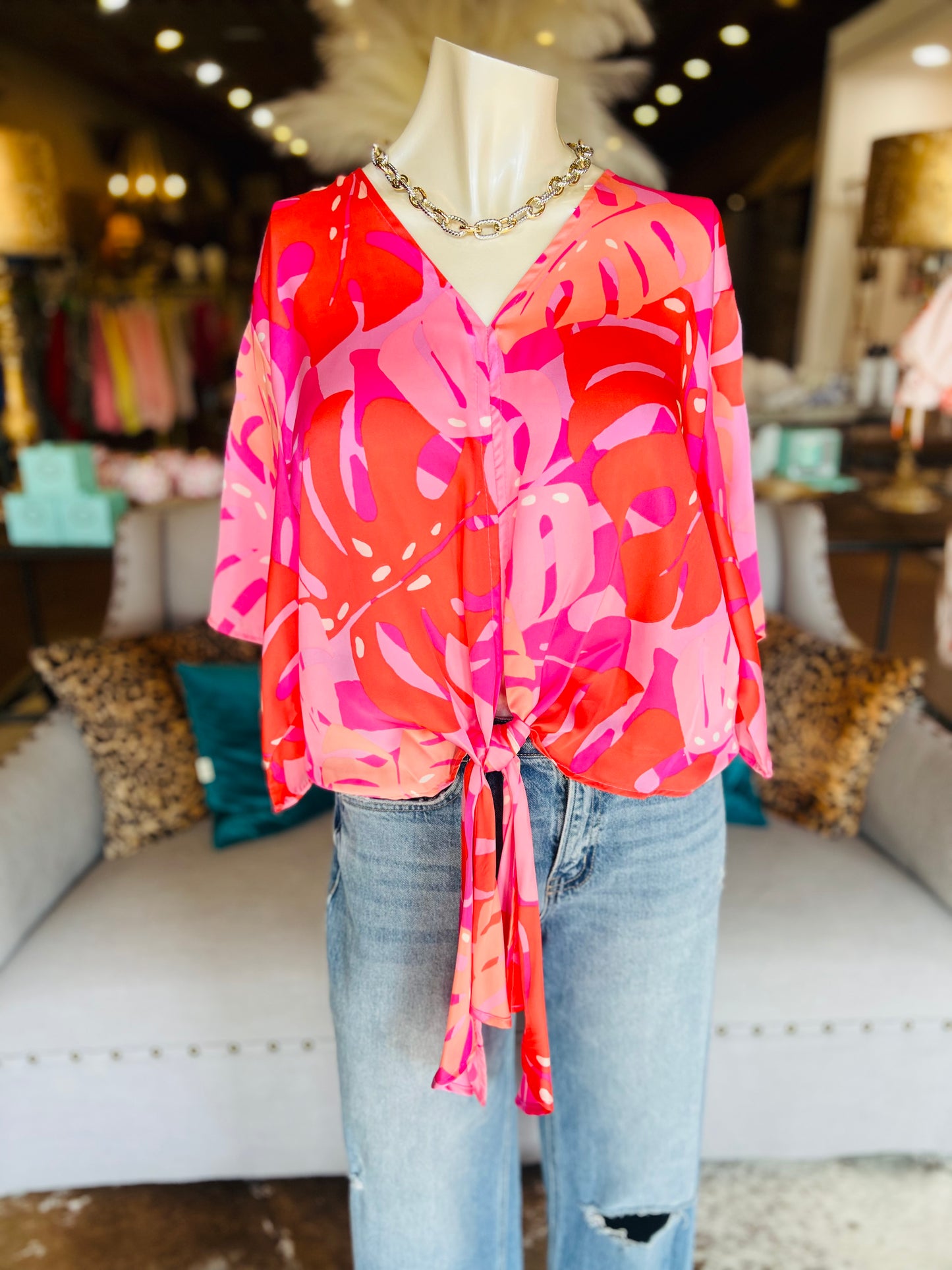 Gigi Tie-Front Top
