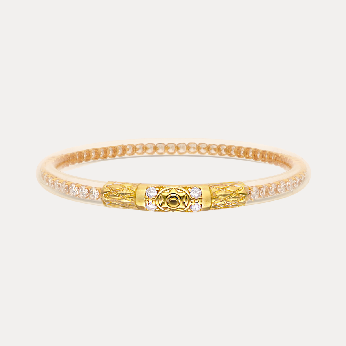 Queen All Weather Bangle® (AWB®) - Clear Crystal