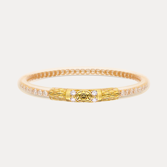 Queen All Weather Bangle® (AWB®) - Clear Crystal