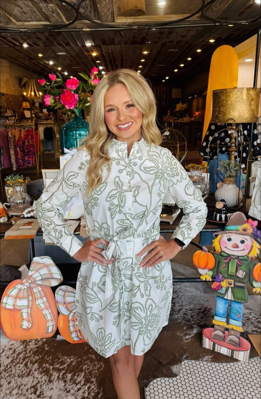 Sarah Lacecap Dress