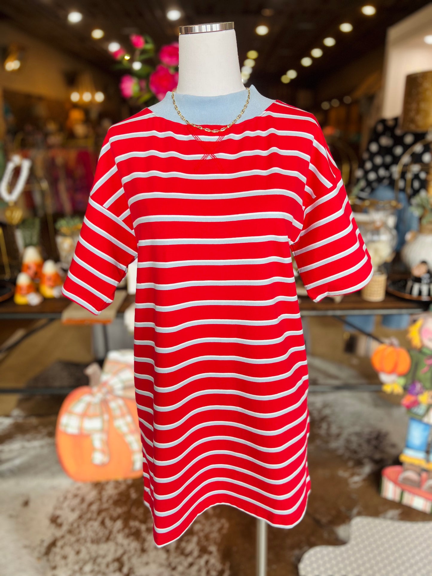 Mock Neck Spirit Dress