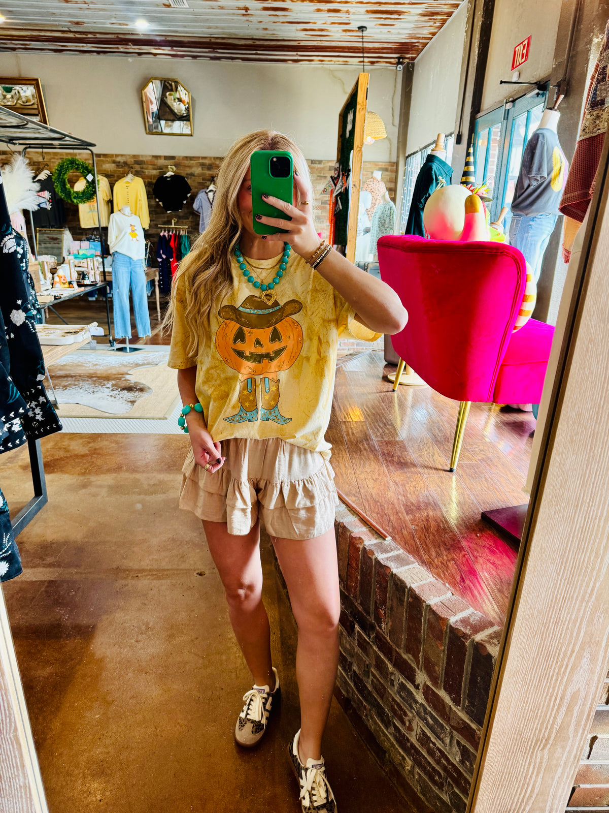 Pumpkin Cowgirl Tee