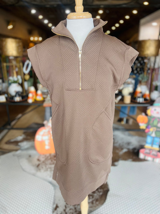 Knit Jacquard Mini Dress