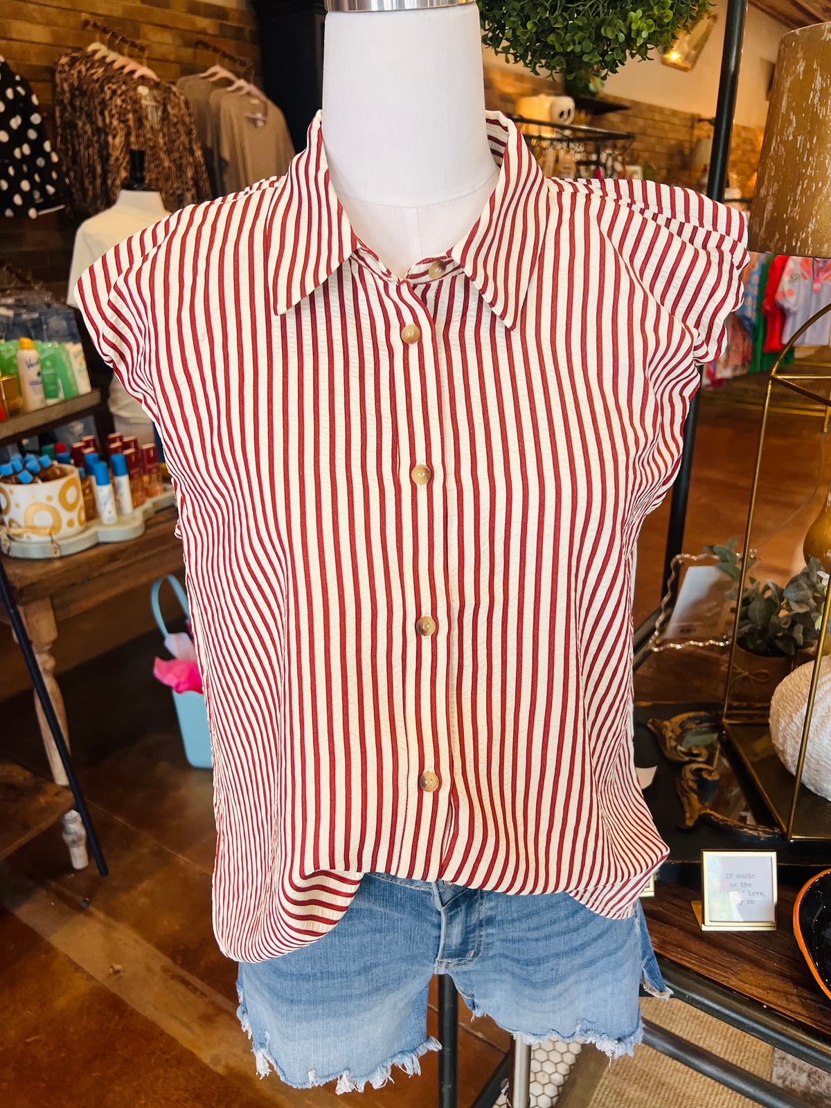 Rusty Stripes Top