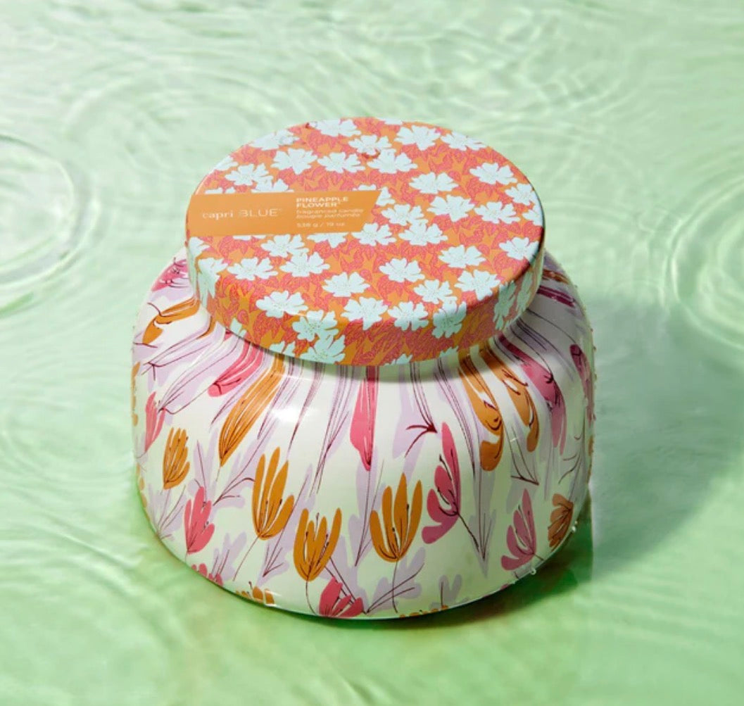 Pattern Play Pineapple Flower Candle