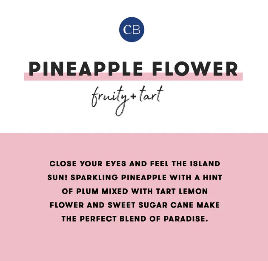Pineapple Flower Mercury Signature Candle