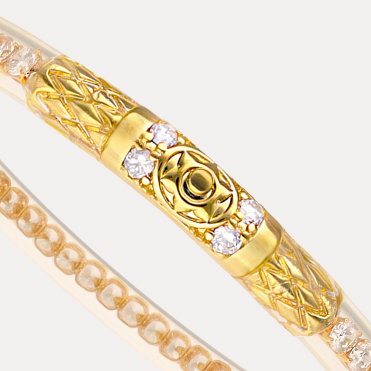 Queen All Weather Bangle® (AWB®) - Clear Crystal