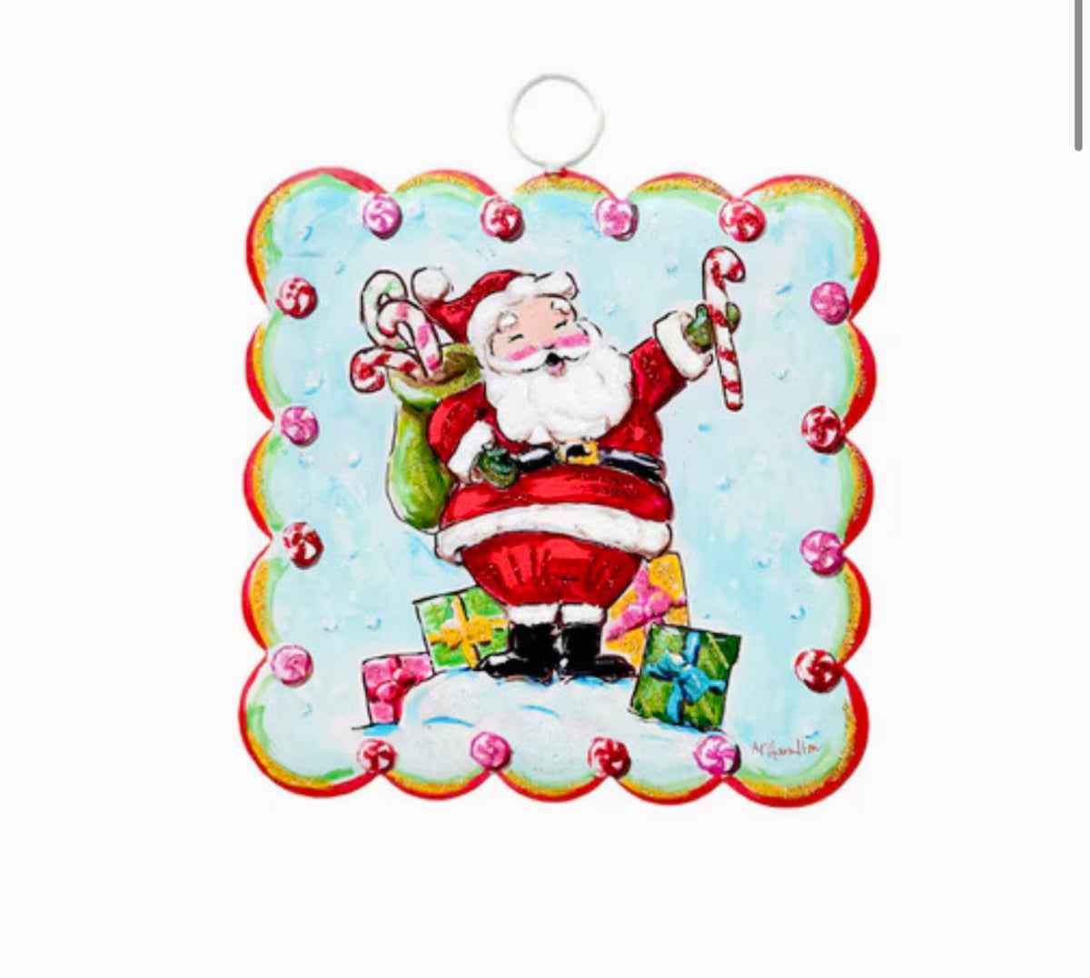 Belly Laugh Santa Charm