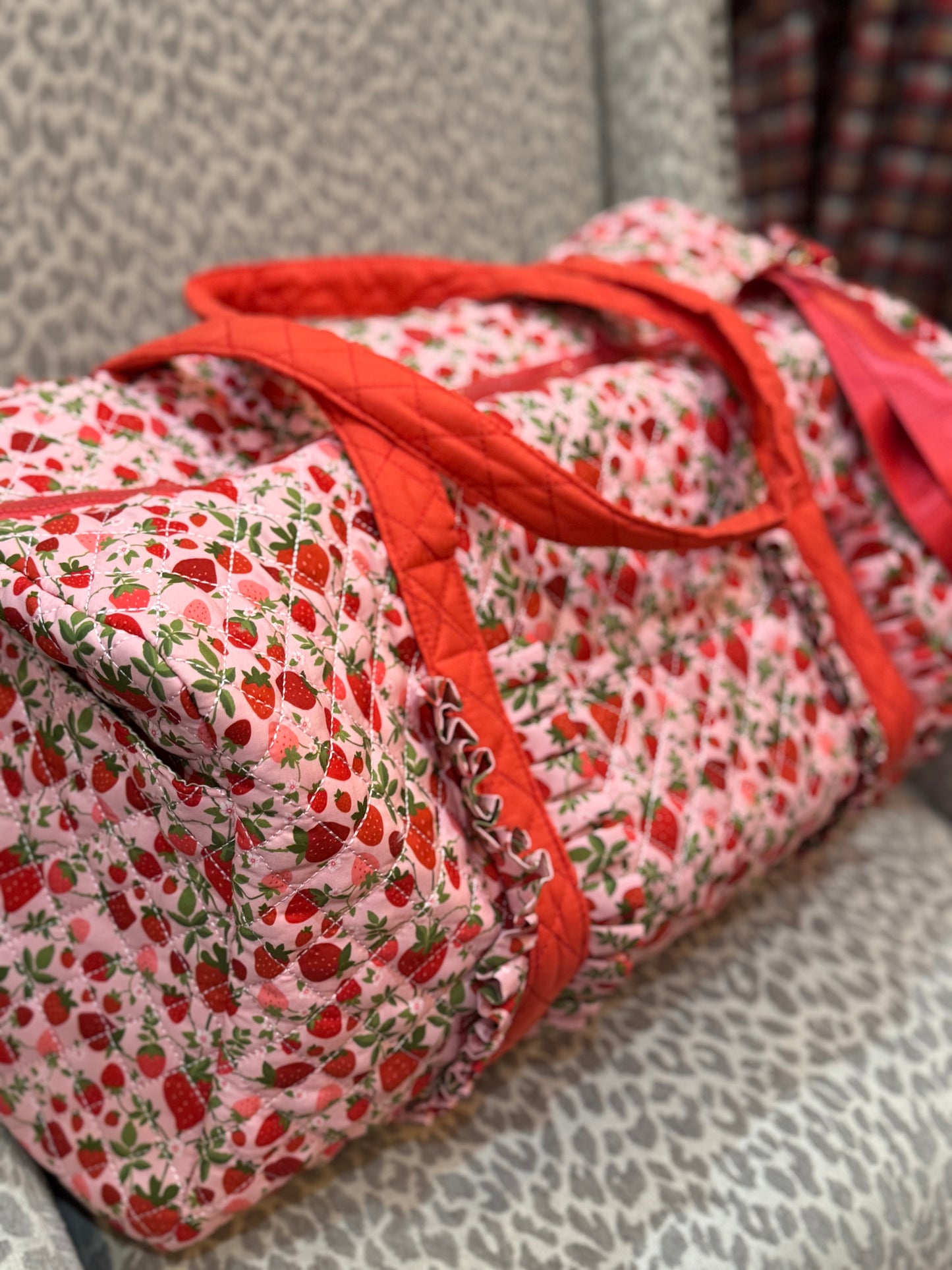 On the Go Quilted Weekender