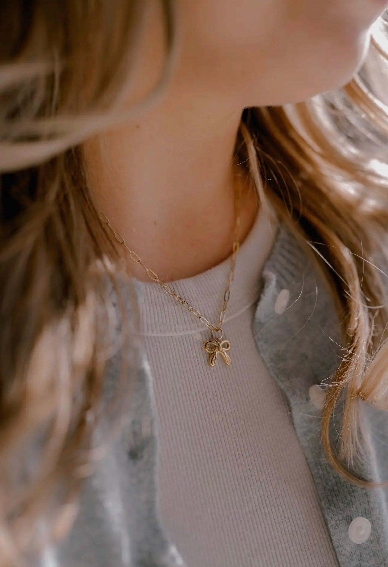 He Holds All Together Charm Necklace