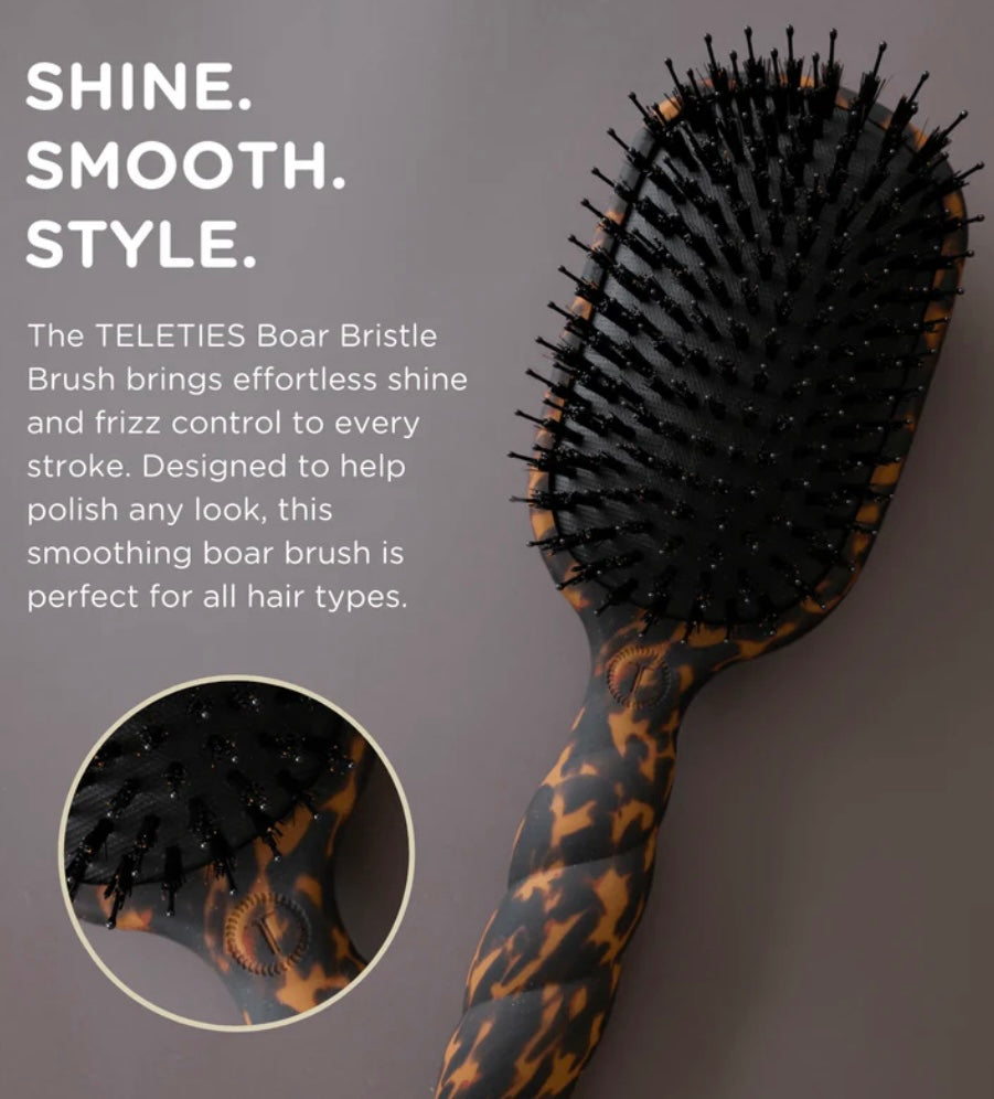 Teleties Boar Bristle Brush