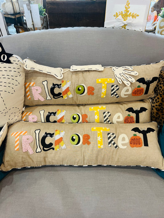 Trick or Treat Long Pillow