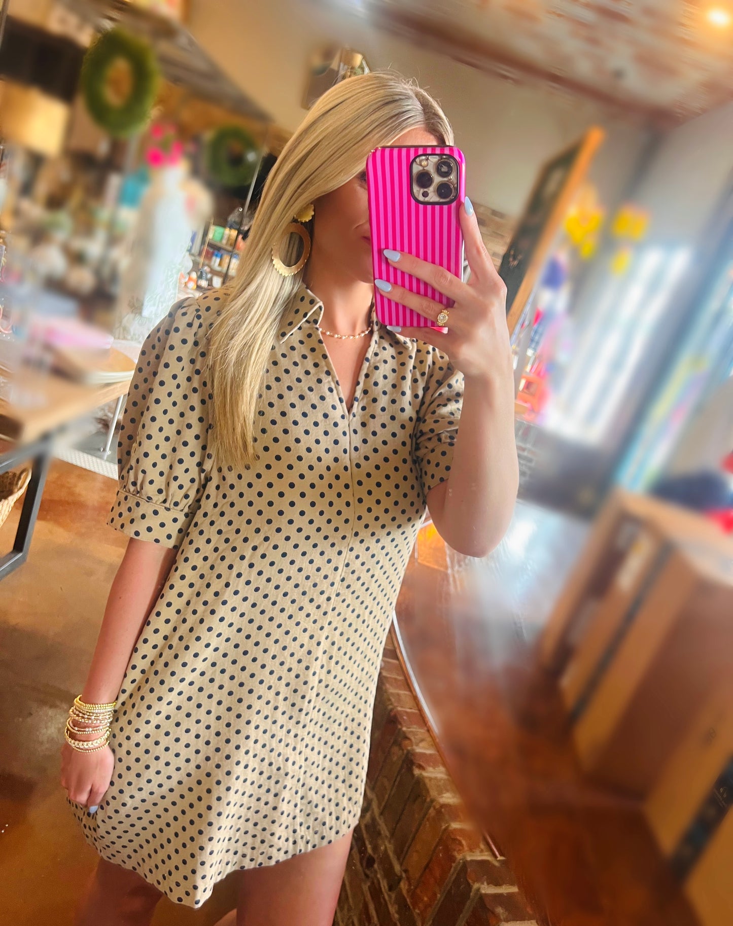 Latte' Dottie Dress
