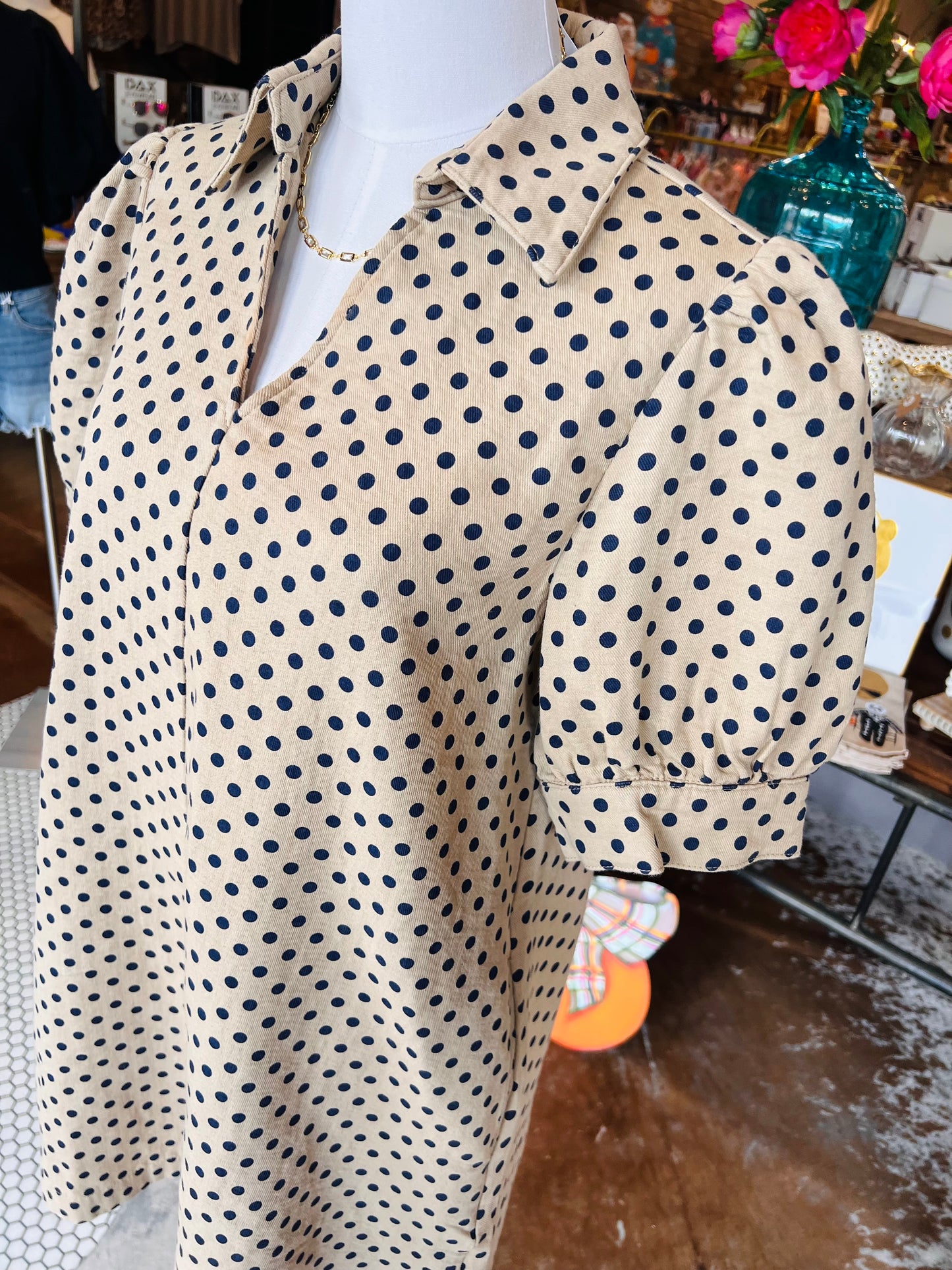 Latte' Dottie Dress