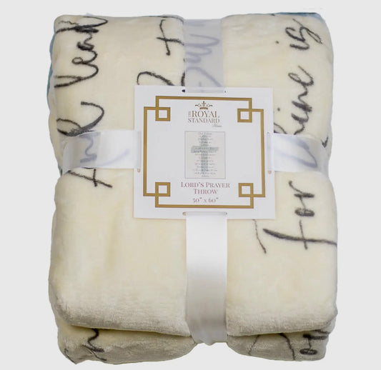 Lord's Prayer Throw Blanket