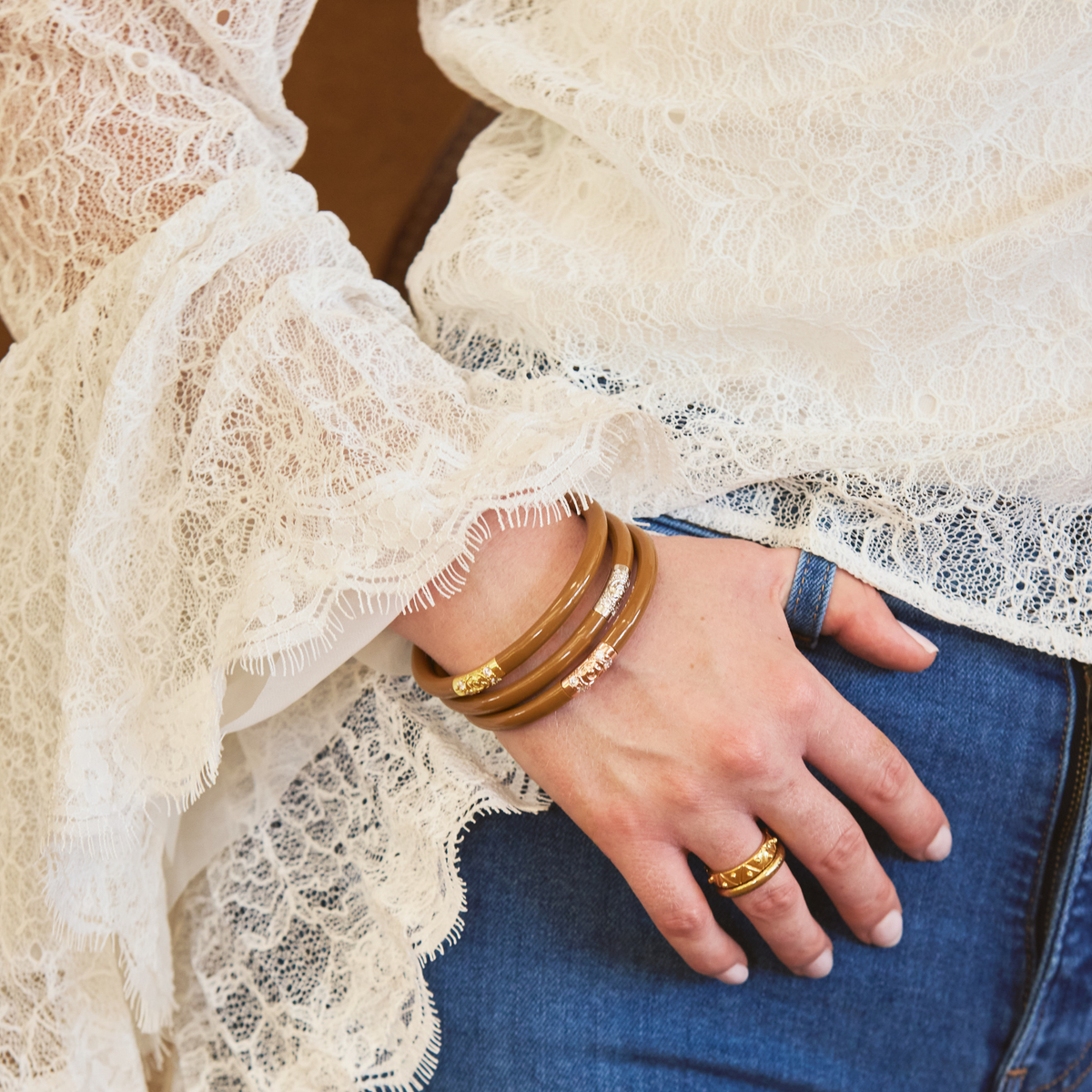 Caramel Three Kings All Weather Bangles® (AWB®)
