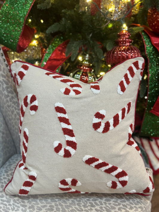 Candy Cane Pillow