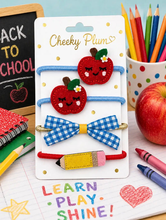 Scholastic Sparkle Ponytail Holders