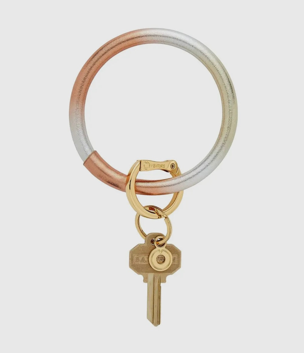 Leather Big O® Key Ring