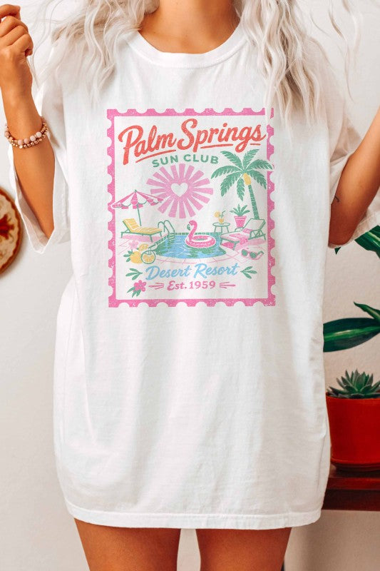 Palm Springs Oversized Tee