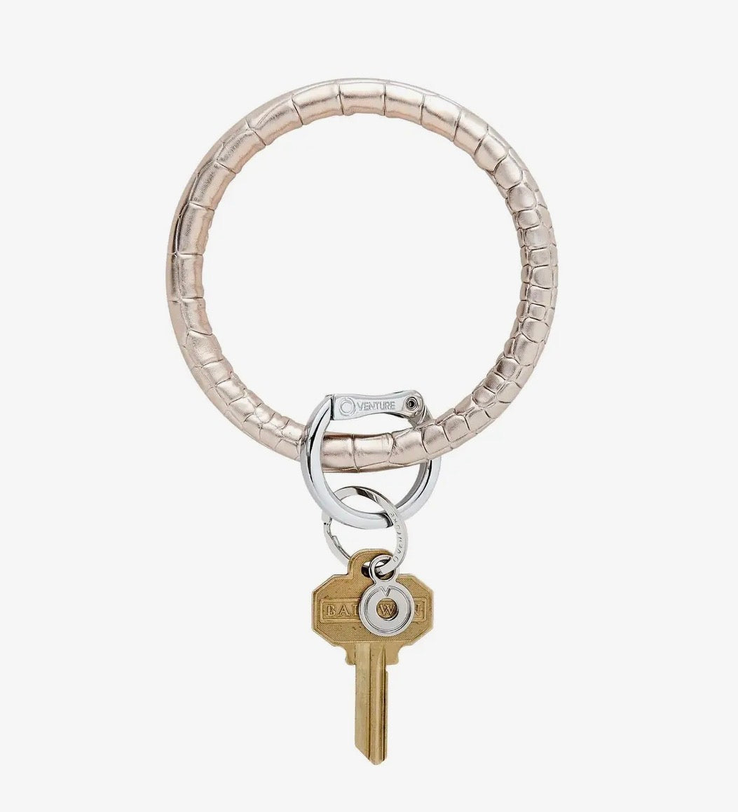 Leather Big O® Key Ring