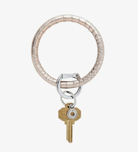 Leather Big O® Key Ring