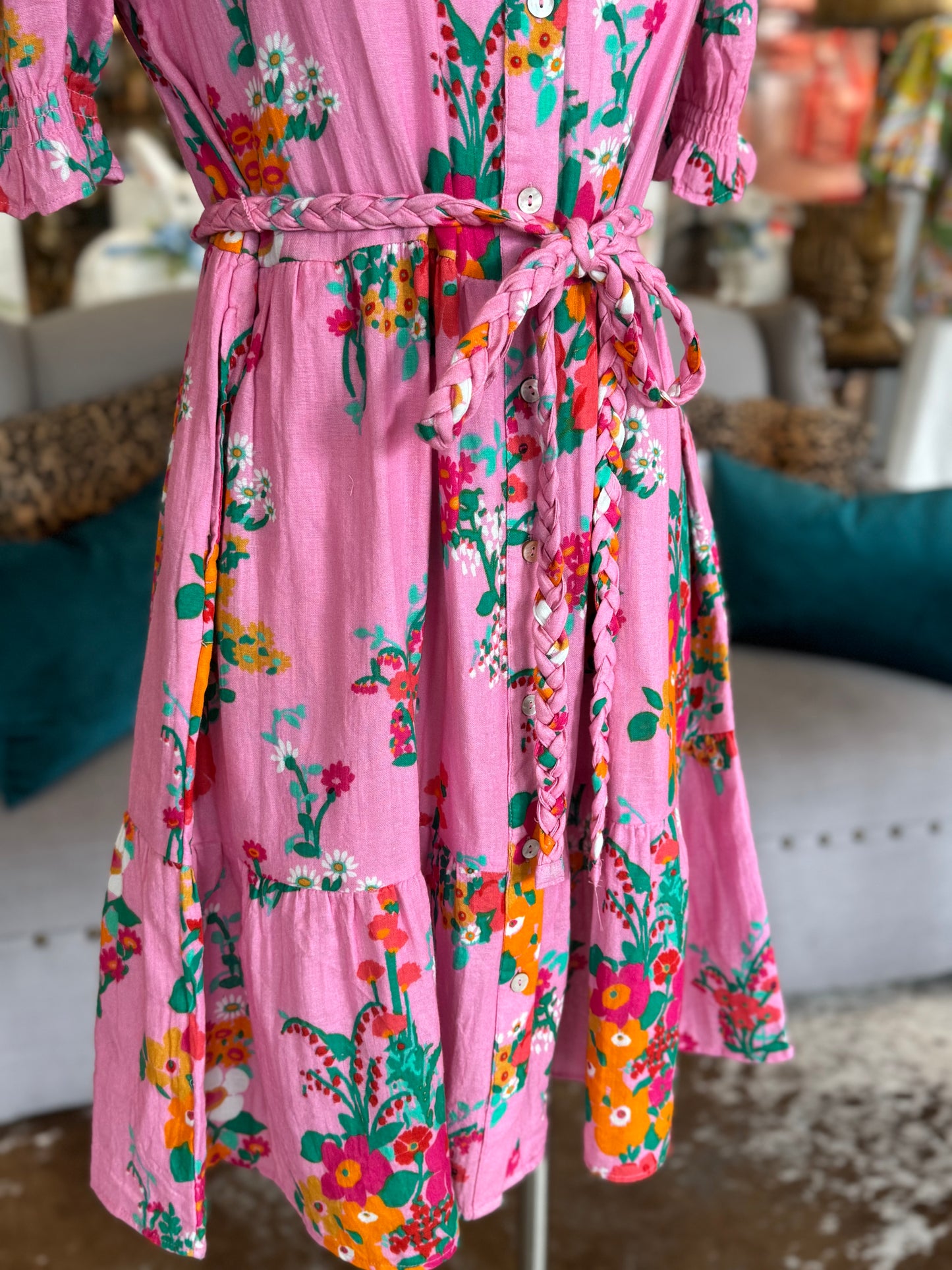 Floral Gauze Dress