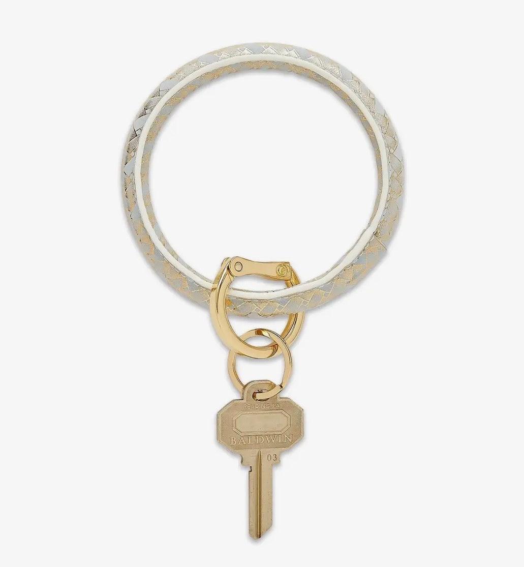 Leather Big O® Key Ring
