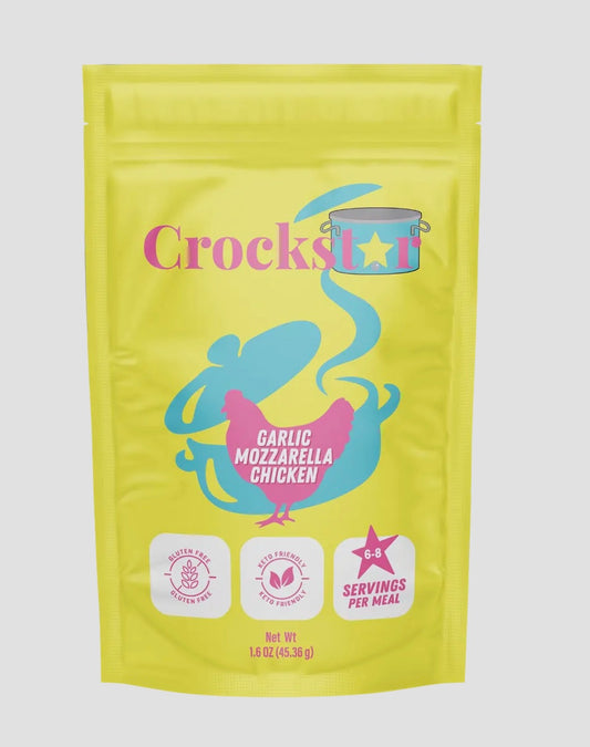 Crockstar Garlic Mozarella Chicken
