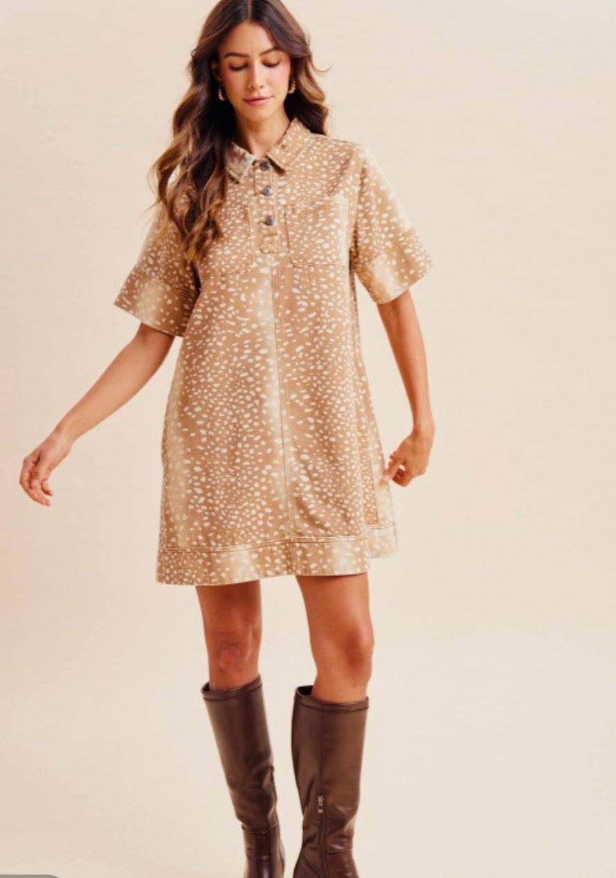 Denim Fawn Dress