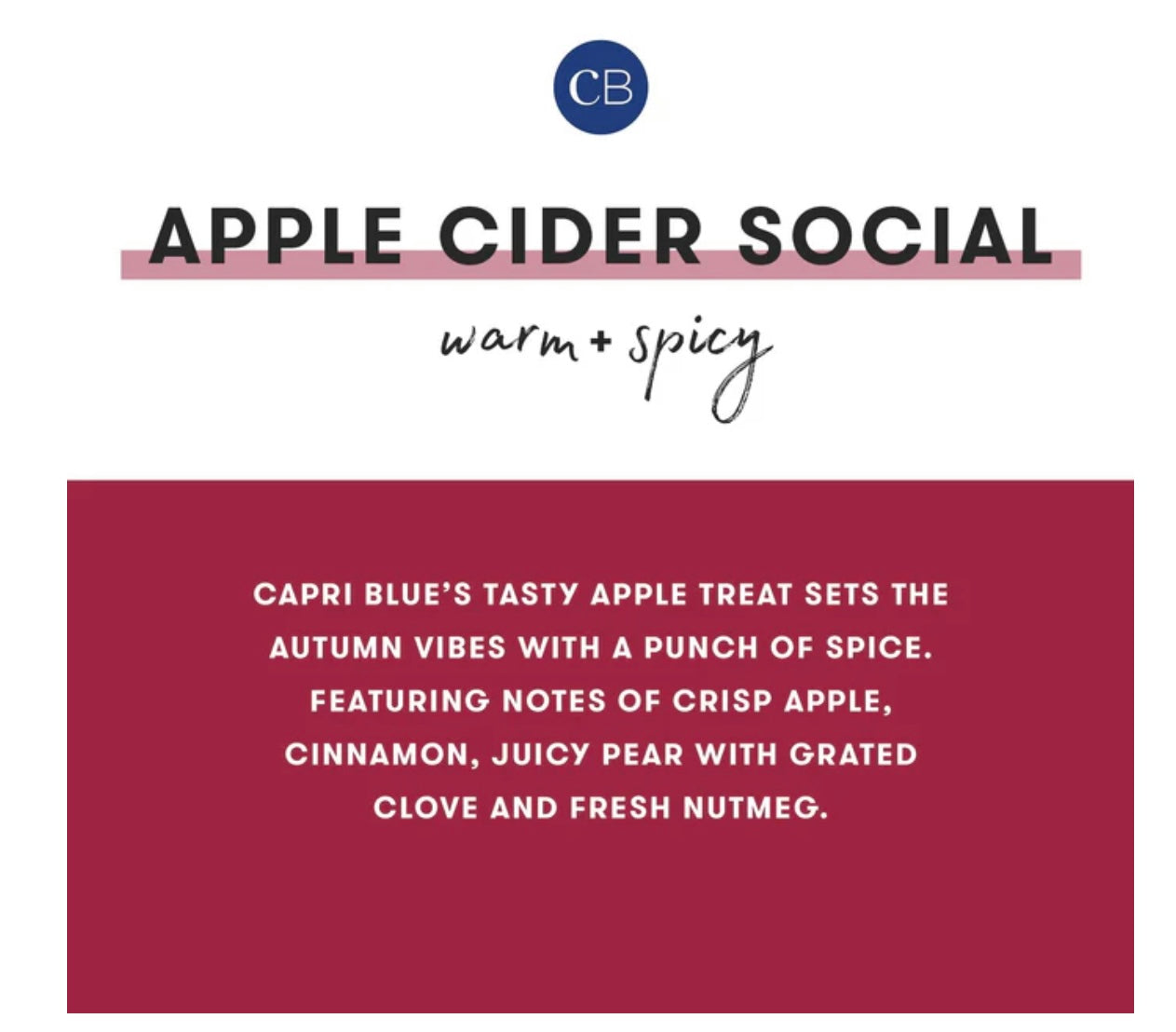 Apple Cider Social Signature Jar