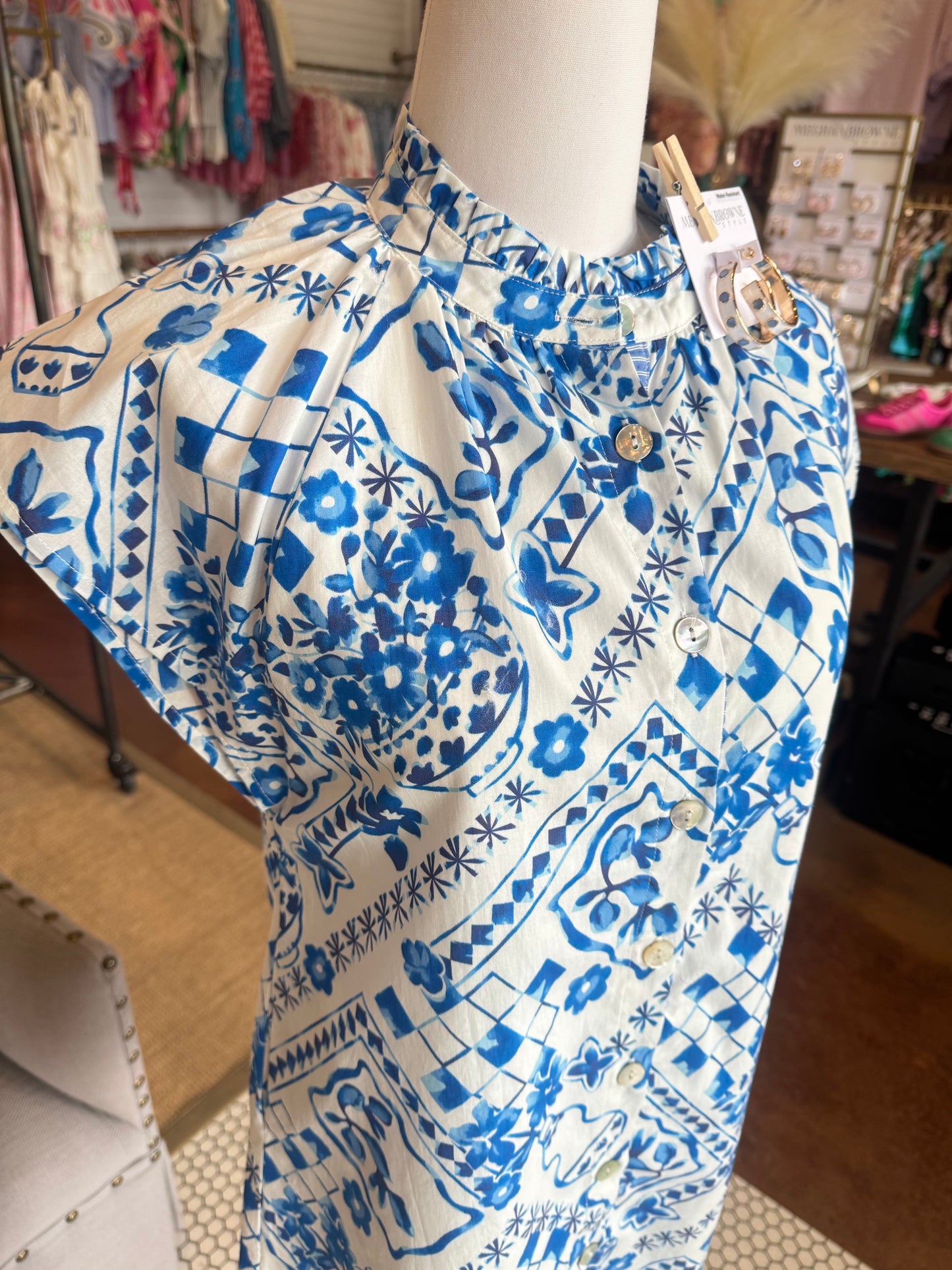 Blue Willow Dress