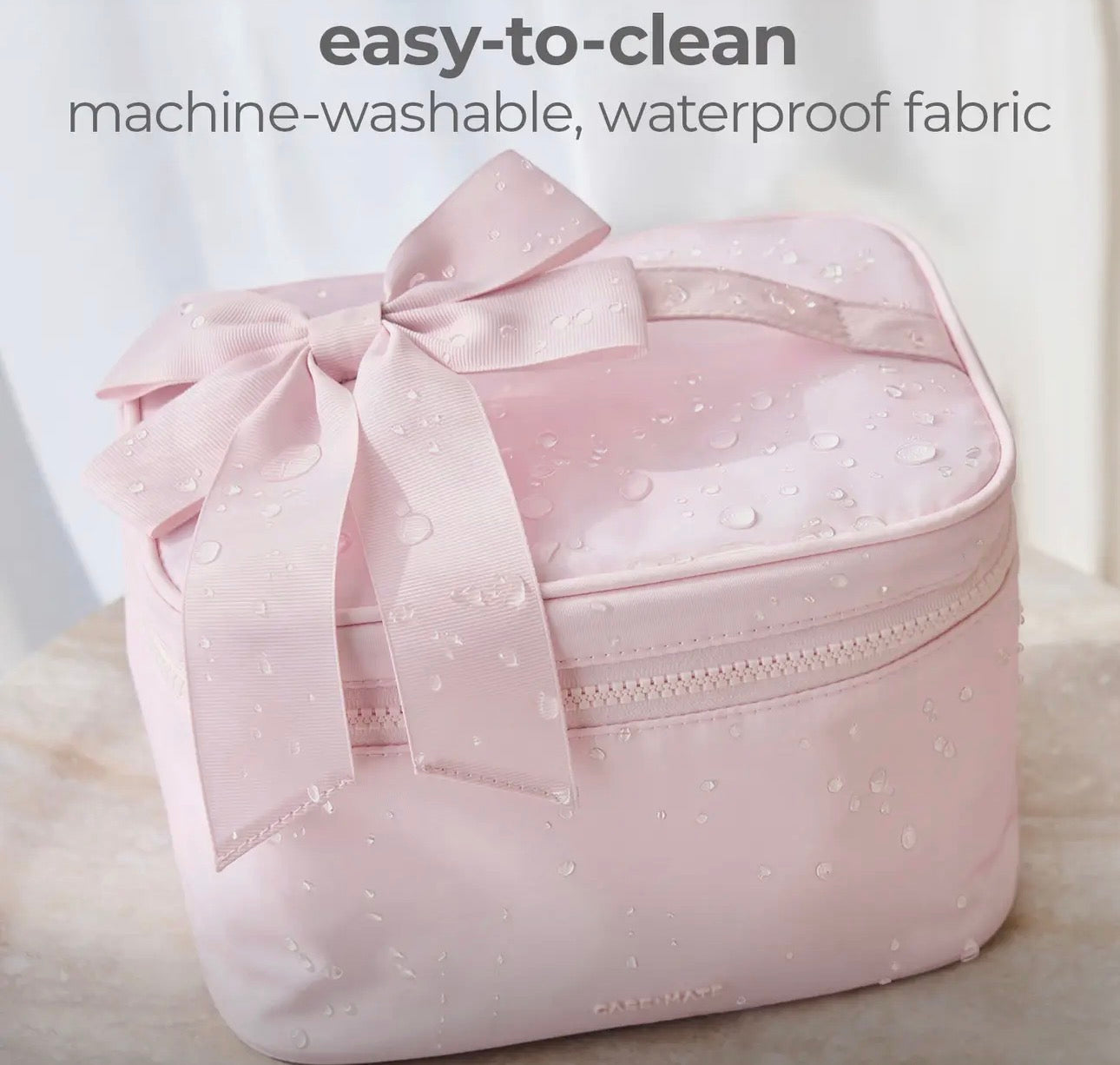 Ballet Pink Makeup Train Case