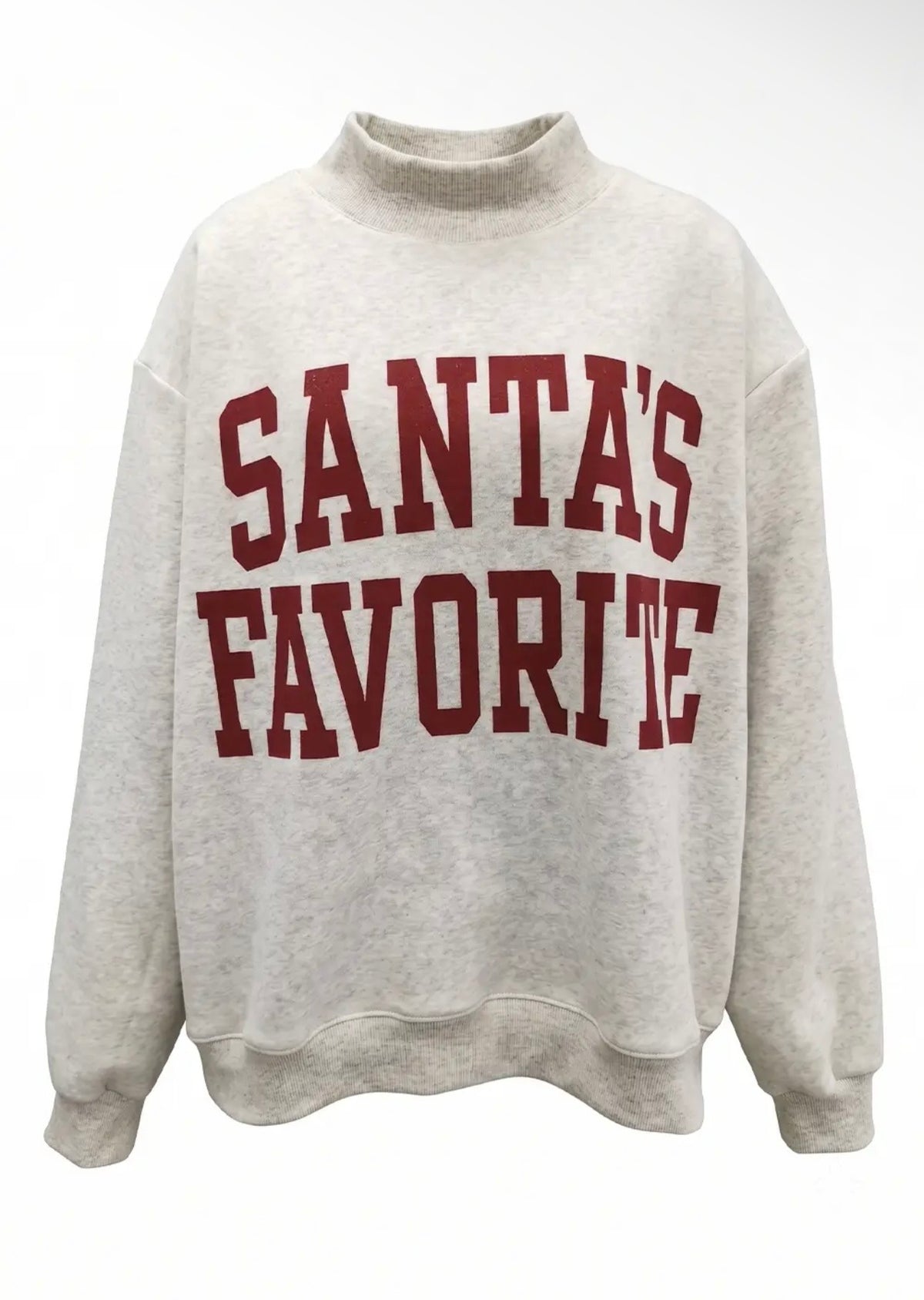 Santa's Favorite Reversible Mockneck