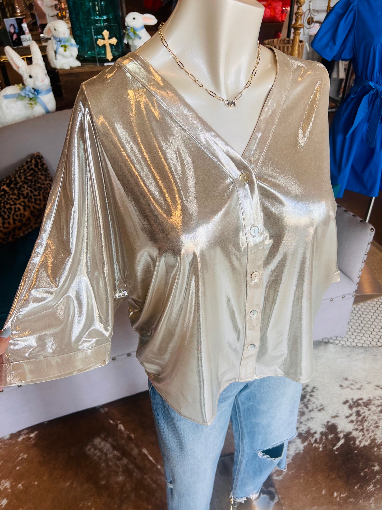 Champagne Wishes Top