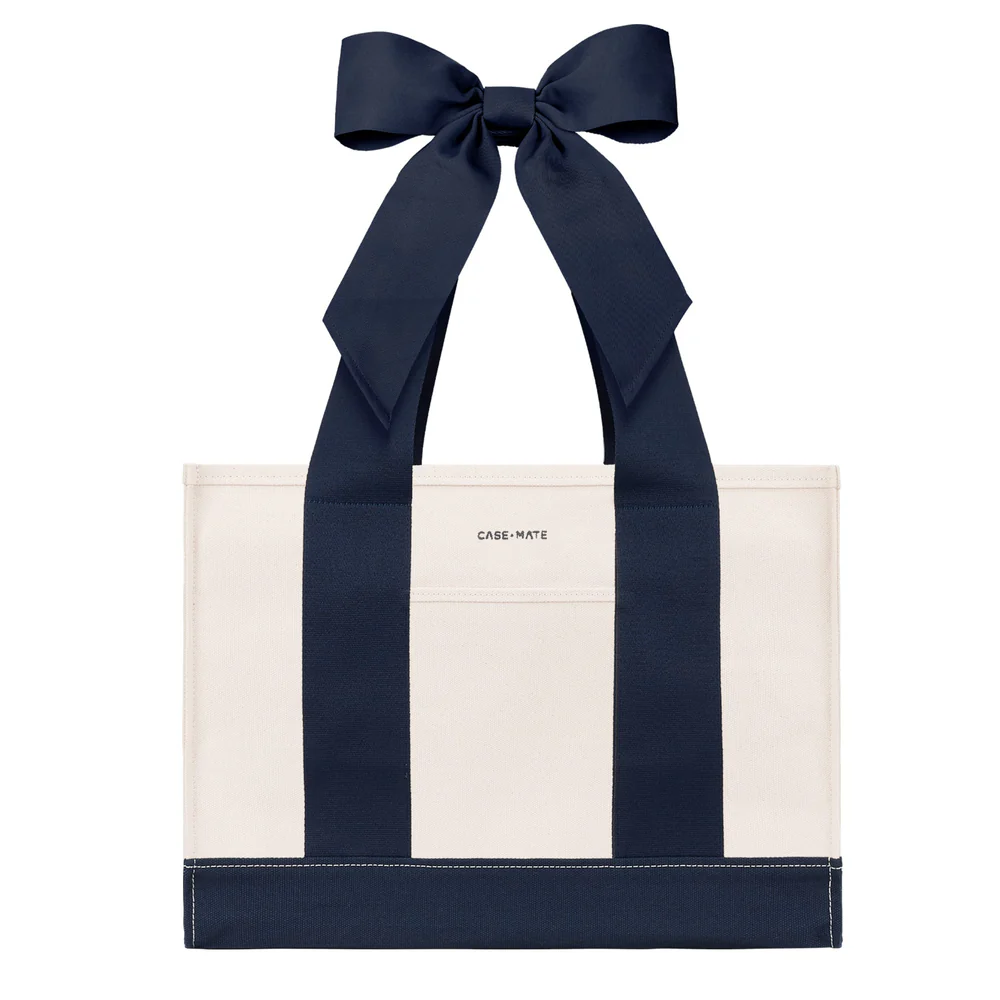 Canvas Bow Tote