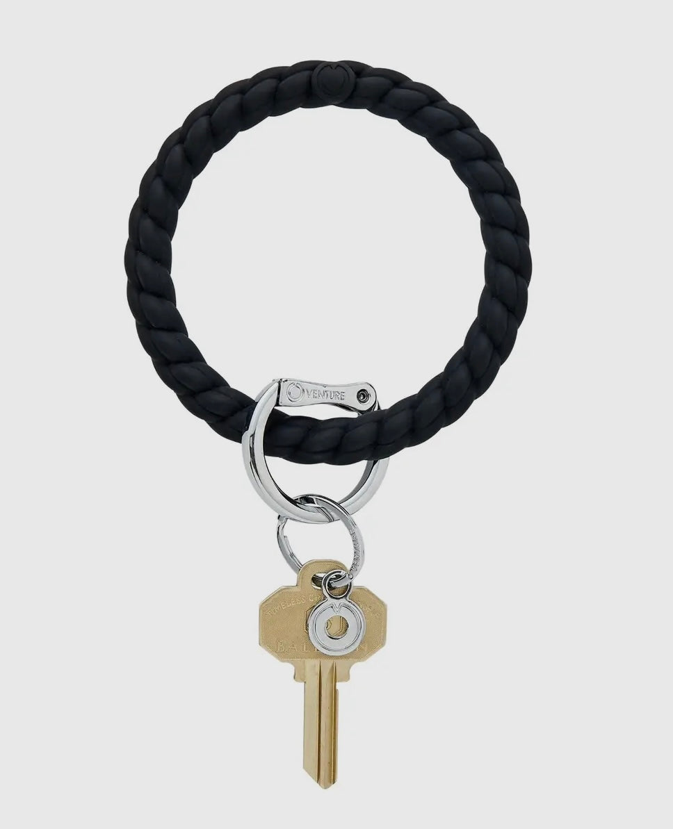 Big O® Key Ring - Black Braided