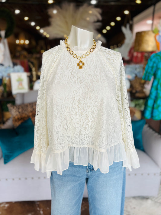 Spring Lace Top