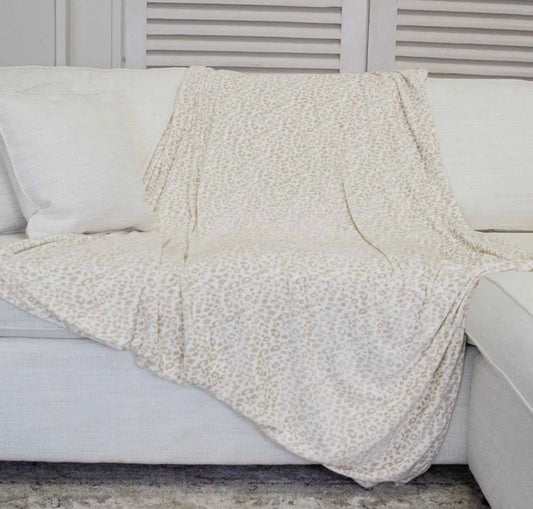 Leopard Harbin Throw