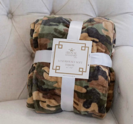Camouflage Throw