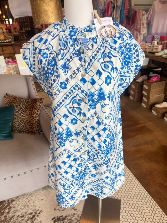 Blue Willow Dress