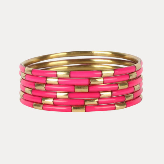 Hot Pink Veda Bangles