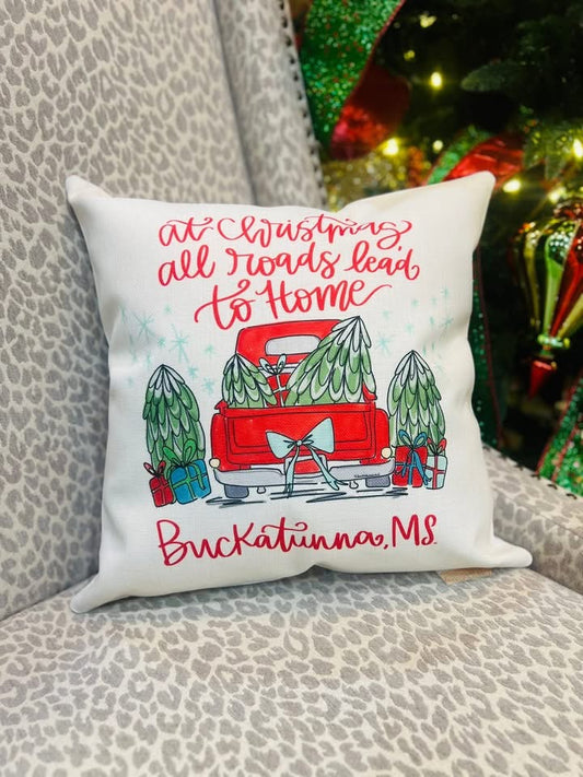 All Roads Lead Home Pillow