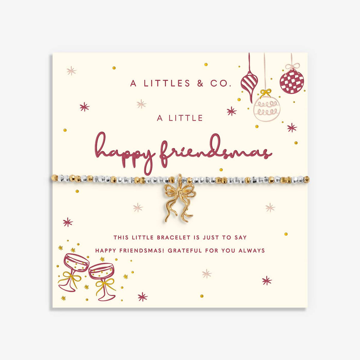 Christmas Little Stories 'Happy Friendsmas' Bracelet