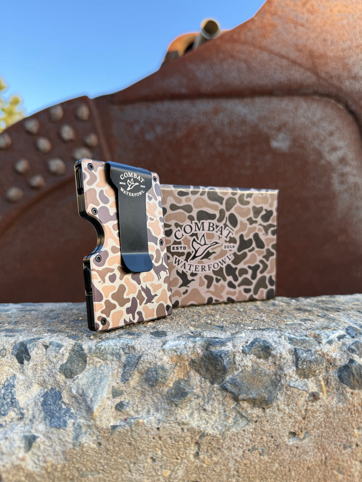 Combat Waterfowl Money Clip Wallet